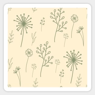 Spring Floral Pattern Sticker